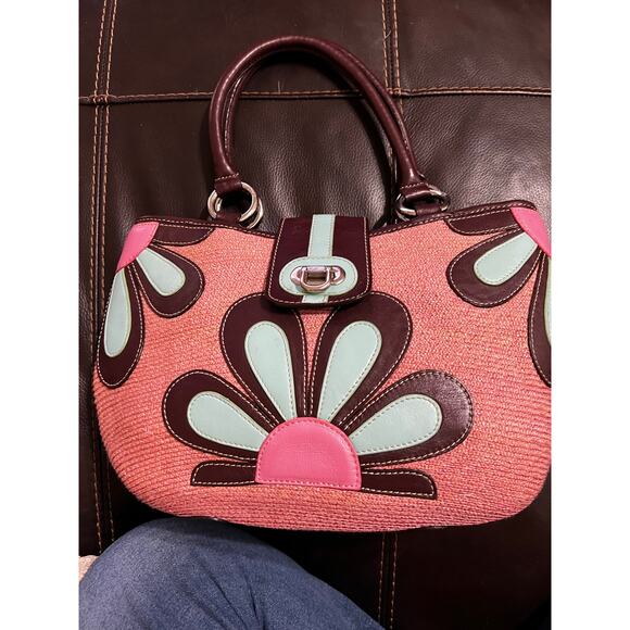 Isabella Fiore basket flower bag - Picture 1 of 14